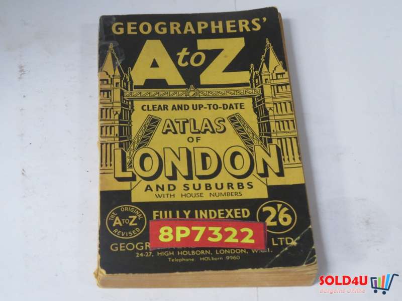 Geographer`s A to Z Clear and up to date - Atlas of London and Suburbs with house numbers