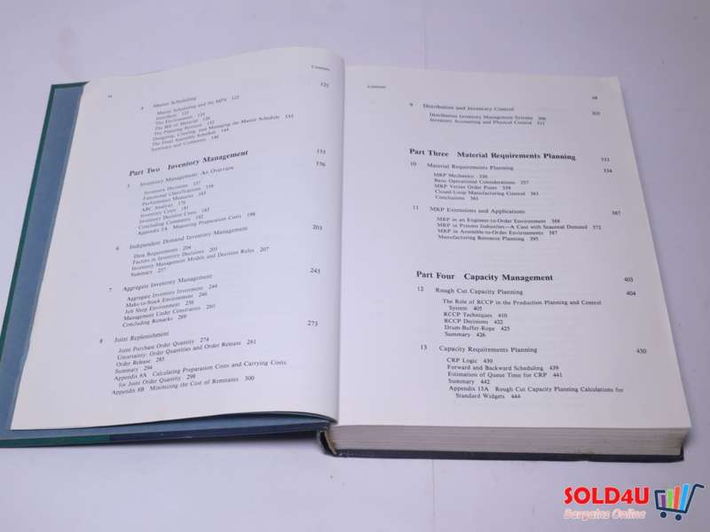 Production & Inventory Management - Fogarty , Blackstone & Hoffmann - 2D Edition