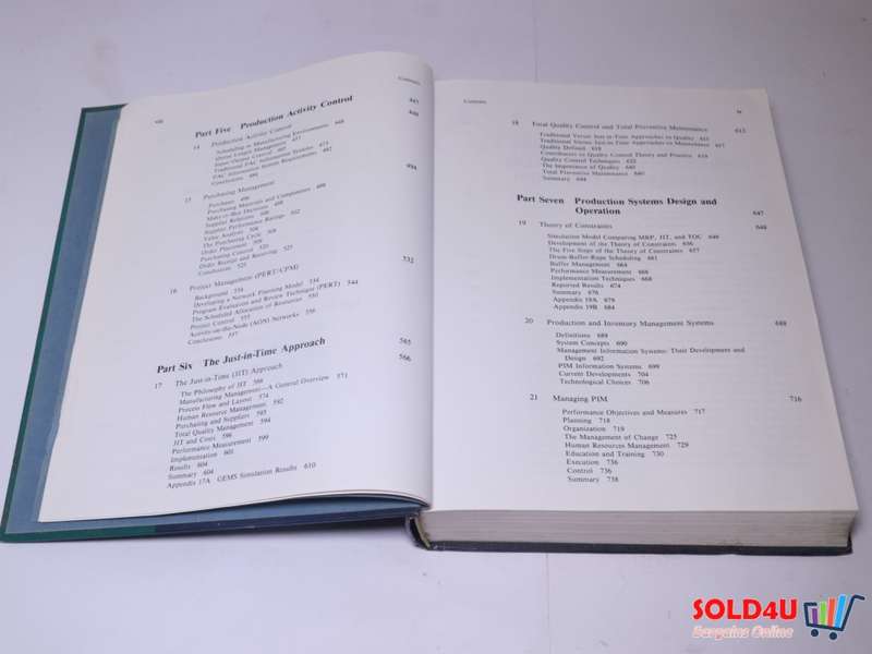 Production & Inventory Management - Fogarty , Blackstone & Hoffmann - 2D Edition