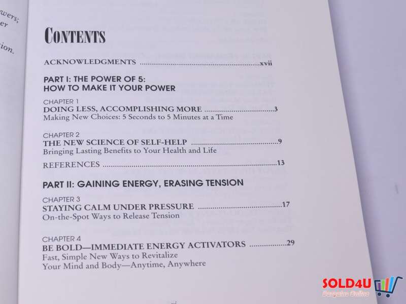 The Power of 5: Hundreds of 5-Second to 5-Minute Scientific Shortcuts to Ignite Your Energy