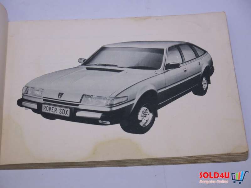 Rover 3500 & 2600 - Owners Handbook - 1981