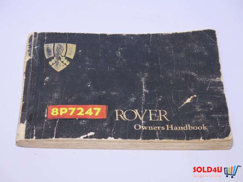 Rover 3500 & 2600 - Owners Handbook - 1981