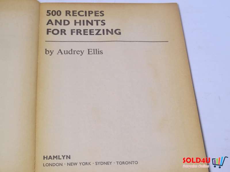 500 recipes and hints for Freezing - Audrey Ellis