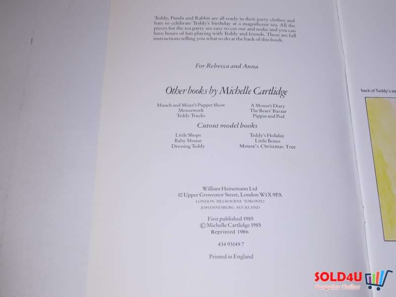 Teddy`s Birthday Party - Michelle Cartlidge