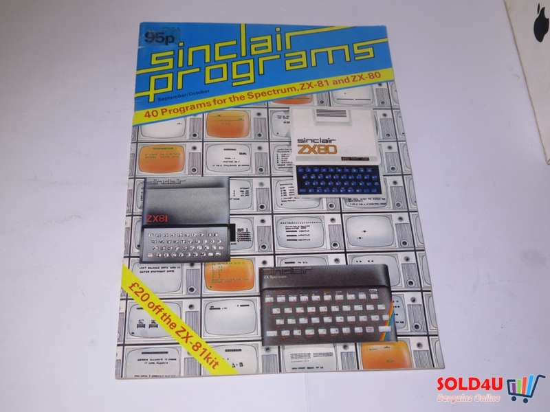 Sinclair Programs - 40 programs for the spectrum, ZX-81 and ZX-80
