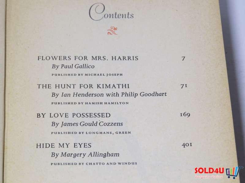 Readers Digest Condensed Books: Flowers for Mrs. Harris  The Hunt for Kimathi  By Love Possessed