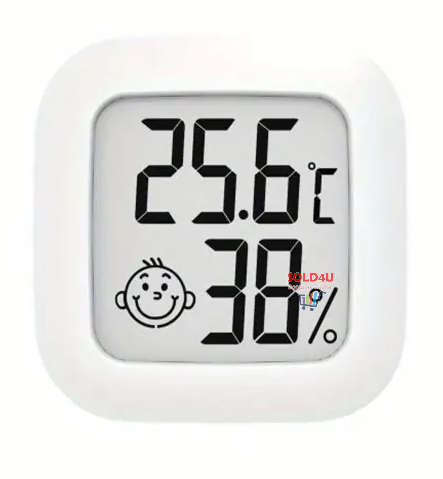 Mini LCD Digital Thermometer with Humidity Monitor