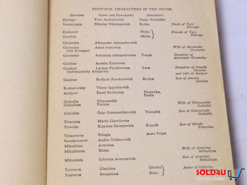 Doctor Zhivago by Boris Pasternak