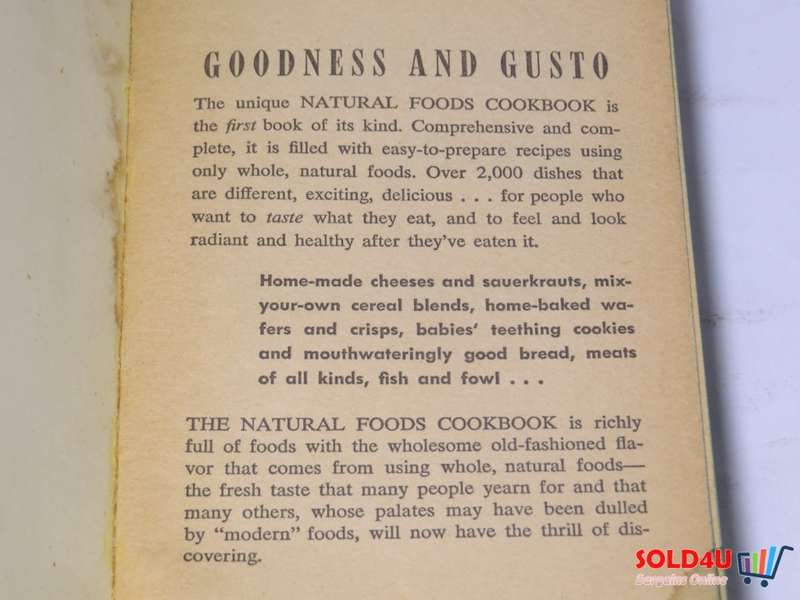 The Natural Foods Cookbook -  Beatrice Trum Hunter