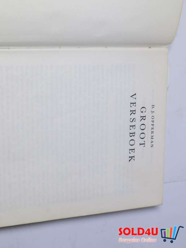 Groot Verseboek - D.J.Opperman