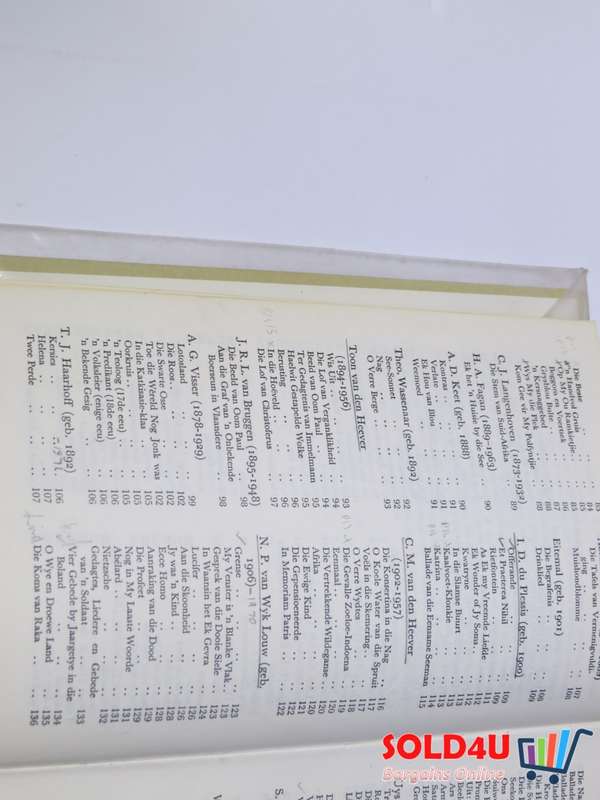 Groot Verseboek - D.J.Opperman