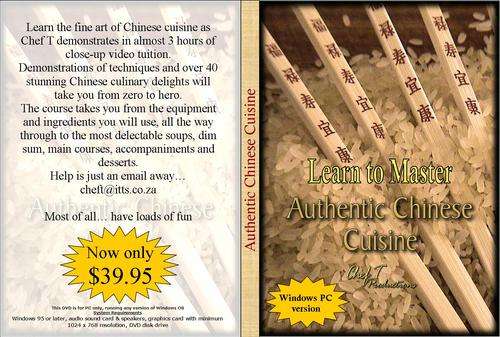 Chinese Cooking Course - DVD for PC -- Great Christmas Gift
