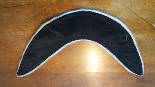 Vintage beautiful grey genuine mink fur collar