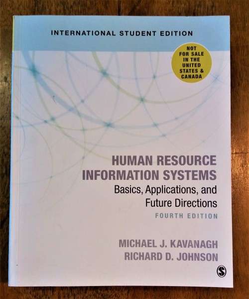 Human Resource Information Systems- Kavanagh and Johnson- Fourth Edition