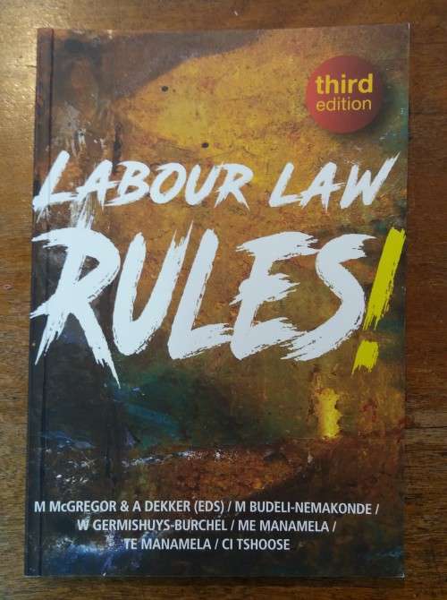 Labour Law Rules- McGregor M- Third edition