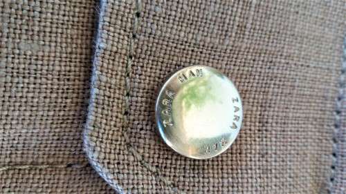 ZARA PREMIUM MENS LINEN JACKET- SIZE M- HARDLY WORN