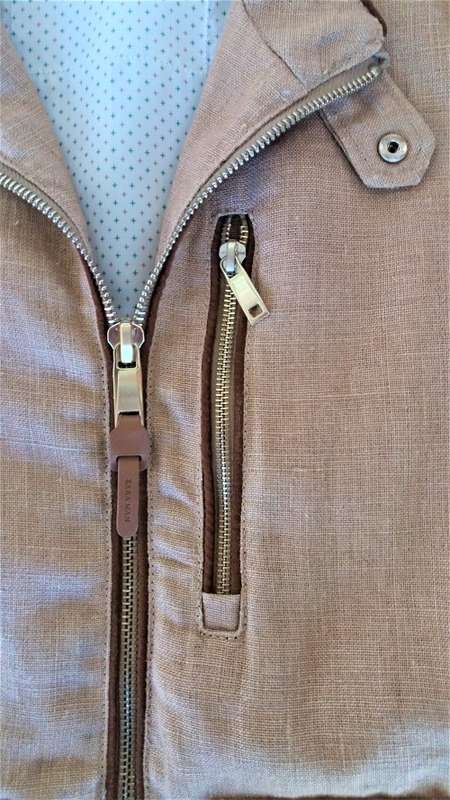 ZARA PREMIUM MENS LINEN JACKET- SIZE M- HARDLY WORN