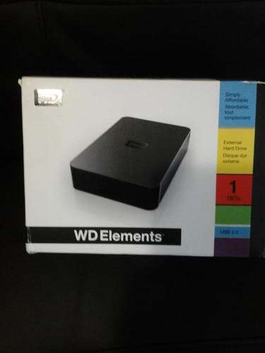 1 tb Western Digital WD Elements USB 2.0 BRAND NEW 3.5"