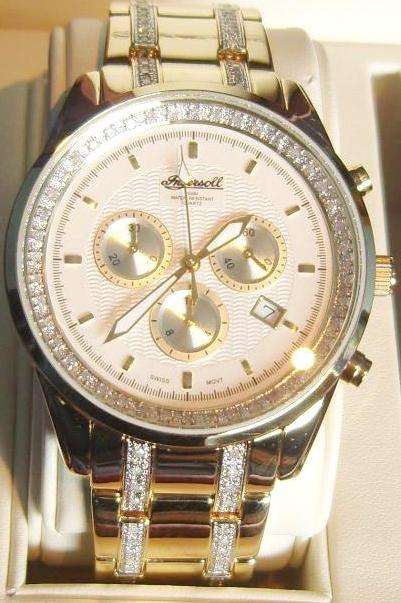 $$$ SALE $$$ Genuine 1.00 Carat of Diamonds on a Gents/Mens Chronograph Watch -  R18 000.00