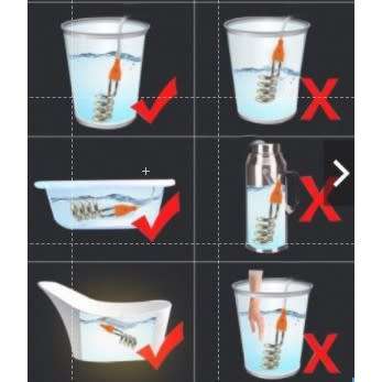 Portable Electric Immersion Water Boiler