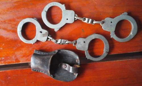 handcuffs - vintage