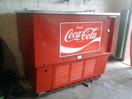 Coke Fridge - Old Vintage