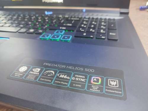 Acer Predator Helios 500 gaming laptop i7 8th gen GTX 1070