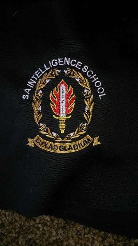 SA Intelligence School Blazer Badge