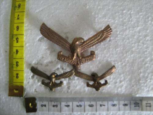 SAAF Cap & Collar Badges All pins intact