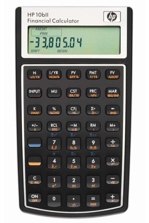 Hp 10bII Financial Calculator