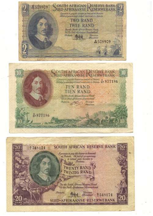 Old South African Bank Notes Auction