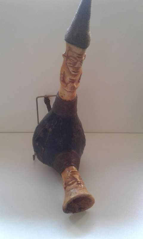 REDUCED TO HALF PRICE - RARE AFRICAN PEACE SMOKING PIPE -from SUEZYT