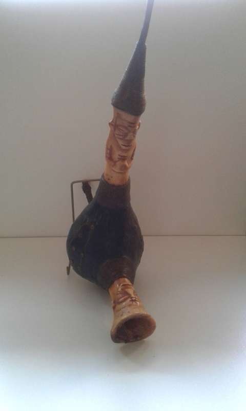 REDUCED TO HALF PRICE - RARE AFRICAN PEACE SMOKING PIPE -from SUEZYT