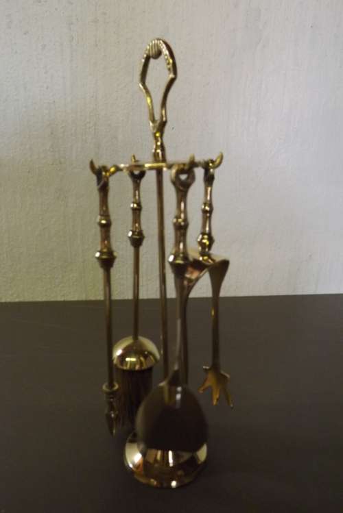 BRASS FIRESIDE SET from SUEZYT