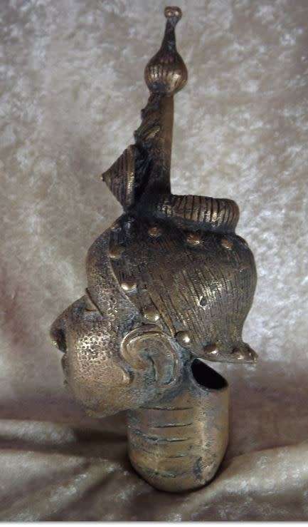 AFRICAN BENIN BRONZE HEAD from SUEZYT