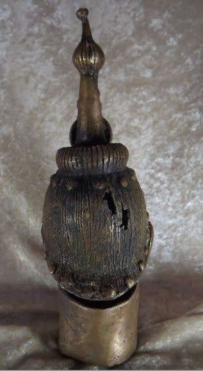 AFRICAN BENIN BRONZE HEAD from SUEZYT