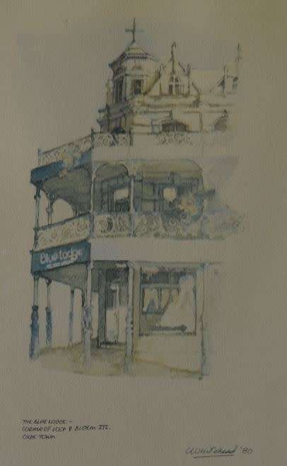 C WHITEHEAD 4 FRAMED PRINTS OF CAPE TOWN -  from SUEZYT