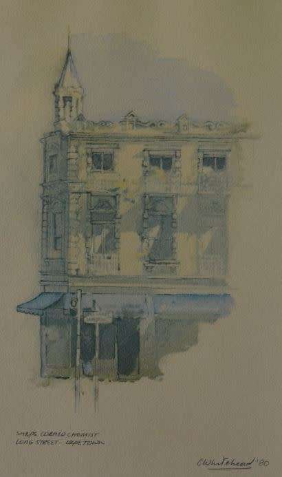 C WHITEHEAD 4 FRAMED PRINTS OF CAPE TOWN -  from SUEZYT