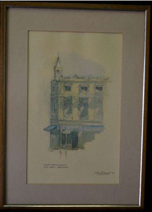 C WHITEHEAD 4 FRAMED PRINTS OF CAPE TOWN -  from SUEZYT