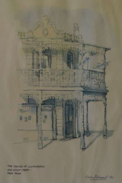 C WHITEHEAD 4 FRAMED PRINTS OF CAPE TOWN -  from SUEZYT