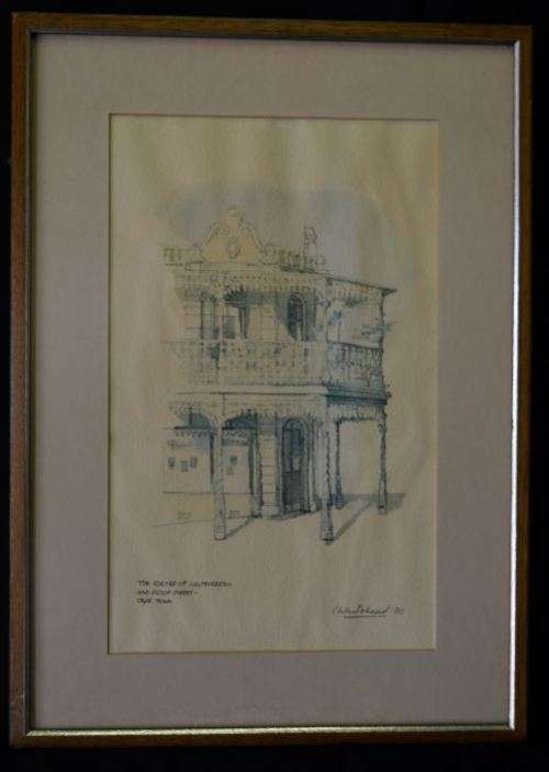 C WHITEHEAD 4 FRAMED PRINTS OF CAPE TOWN -  from SUEZYT