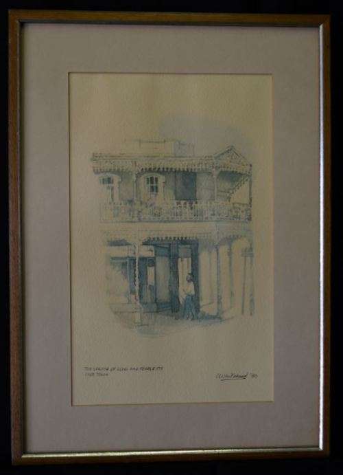 C WHITEHEAD 4 FRAMED PRINTS OF CAPE TOWN -  from SUEZYT
