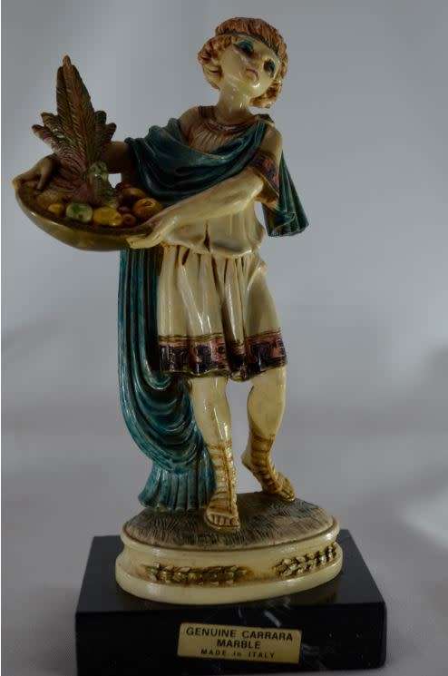 GREEK FIGURINE ON CARRARA MARBLE from SUEZYT