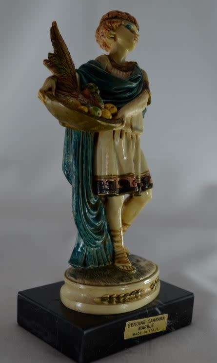 GREEK FIGURINE ON CARRARA MARBLE from SUEZYT
