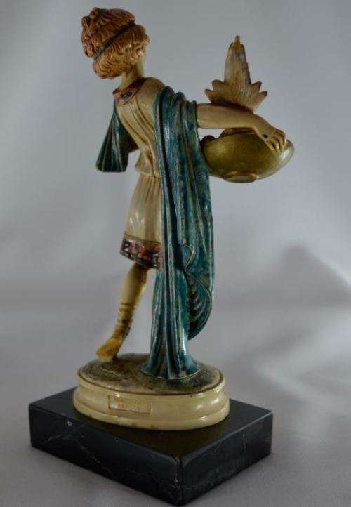 GREEK FIGURINE ON CARRARA MARBLE from SUEZYT