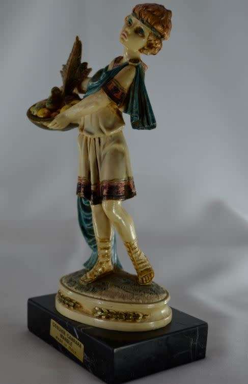 GREEK FIGURINE ON CARRARA MARBLE from SUEZYT