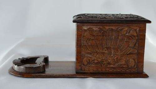 NEPALI VINTAGE WOODEN CIGARETTE DISPENSER - from SUEZYT