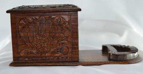 NEPALI VINTAGE WOODEN CIGARETTE DISPENSER - from SUEZYT