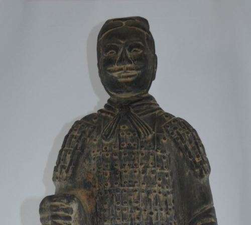 LARGE 48CMS 3,5 KILOS CHINESE TERRACOTTA ARMY WARRIOR -  REPLICA - from SUEZYT
