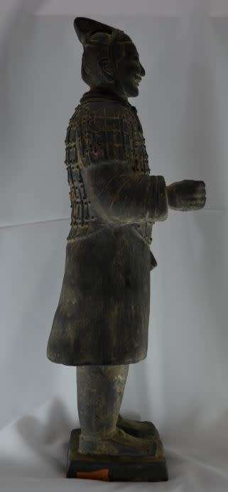 LARGE 48CMS 3,5 KILOS CHINESE TERRACOTTA ARMY WARRIOR -  REPLICA - from SUEZYT